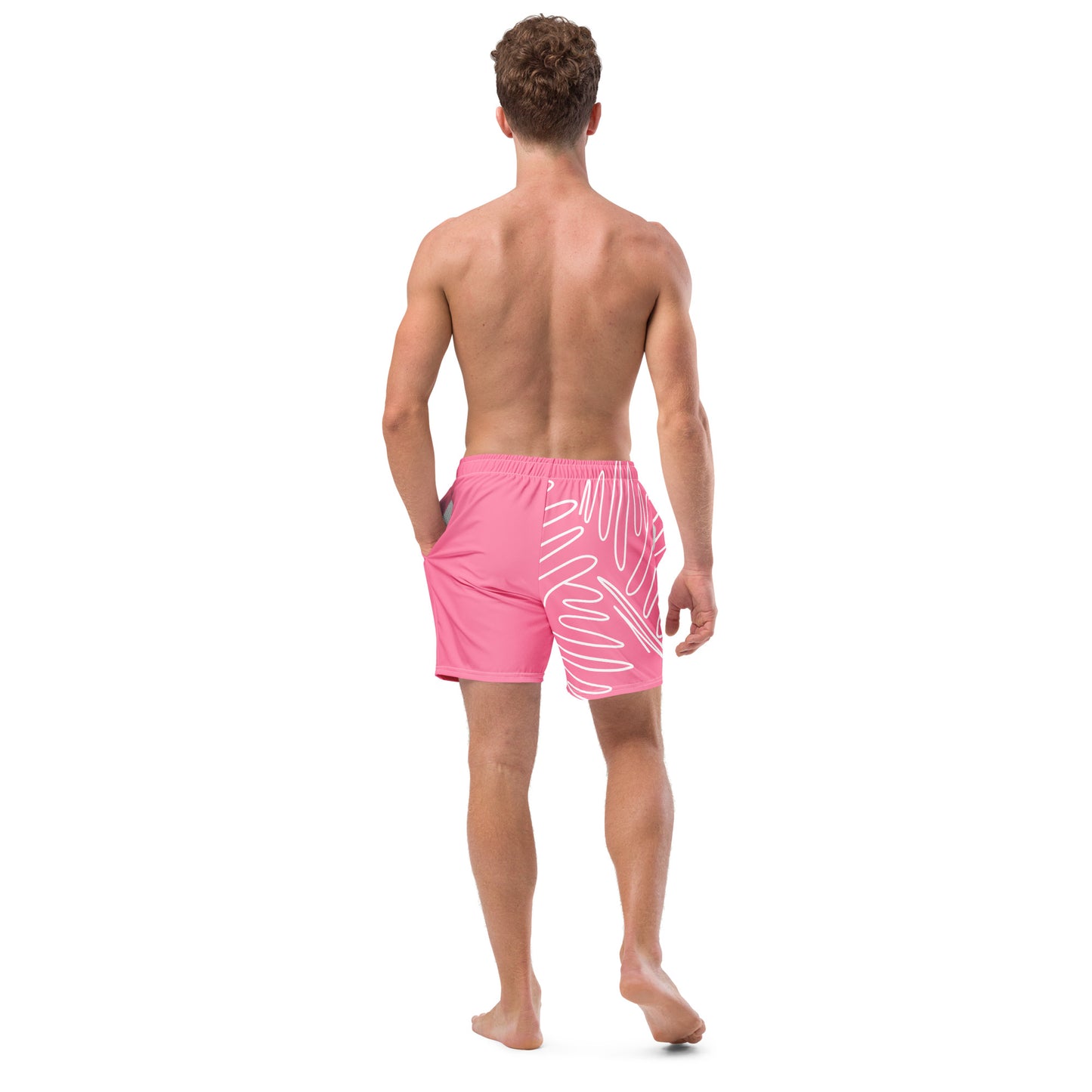 OceanFlow Swim Trunks - Tickle Me Pink