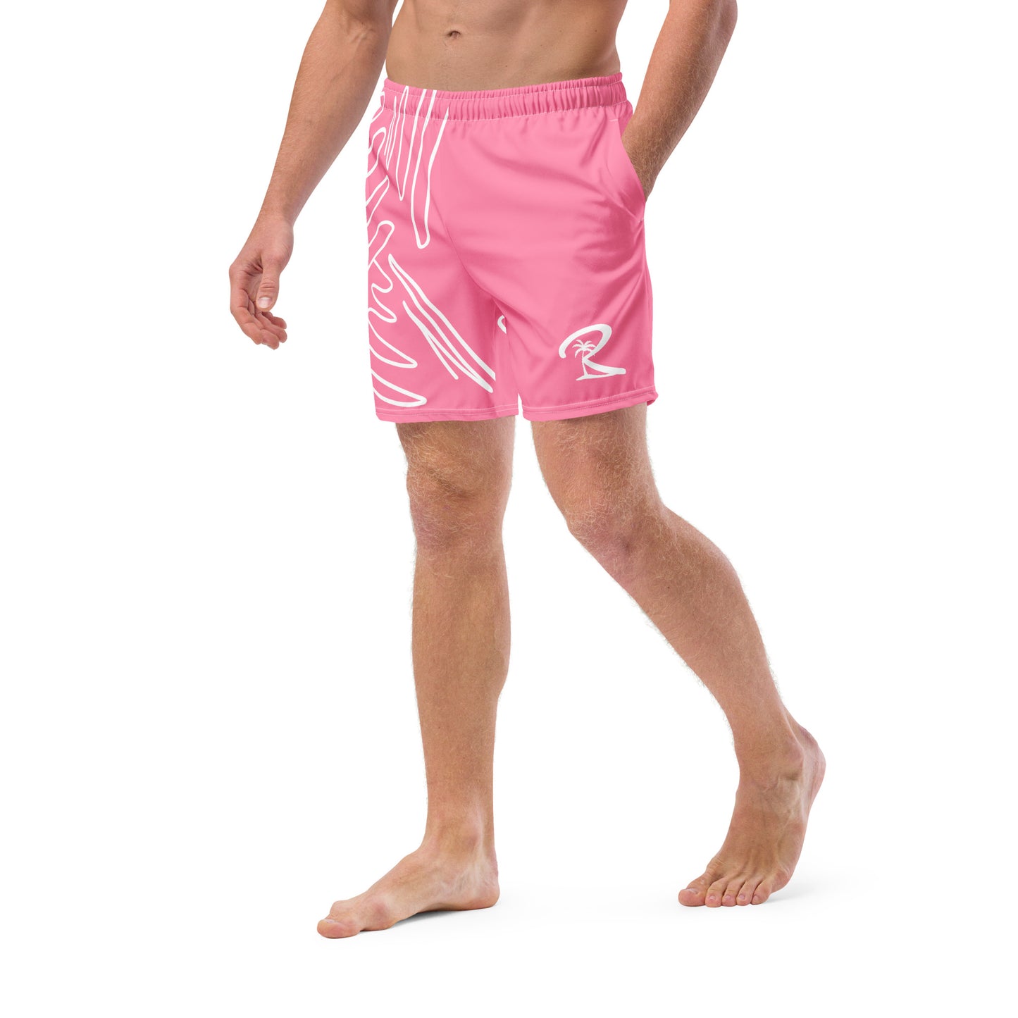 OceanFlow Swim Trunks - Tickle Me Pink